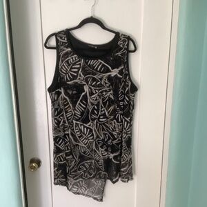 Women’s Mesh Tunic Top, Size 1X